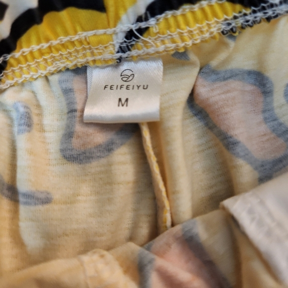 Rubber Ducky Pajama Pants Size 8 Lightweight Polyester Blend - Picture 4 of 5